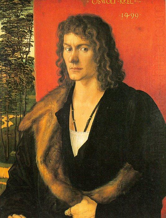 Portrait of Oswalt Krel, Albrecht Durer